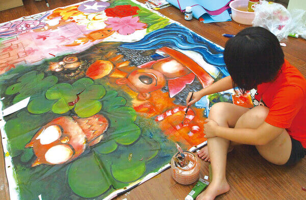 壓克力顏料繪畫紀錄